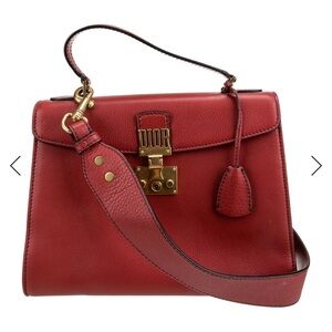 Dior Dioraddict Red Leather Women's Bag